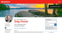 Desktop Screenshot of greghooveragency.com