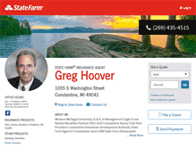 Tablet Screenshot of greghooveragency.com